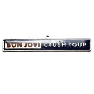 Bon Jovi Crush Tour Band Music Souvenir Lapel Vest‎ Hat Pin E8